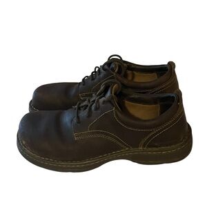 Carolina Brown Leather Steel Toe Safety Shoes Sz 9D
